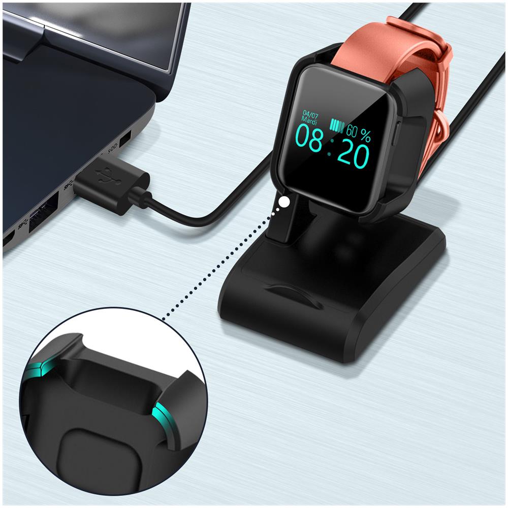 Stazione Di Ricarica Xiaomi Redmi Watch E Mi Watch Lite Cavo Usb 90 Cm Nero - Foto 2