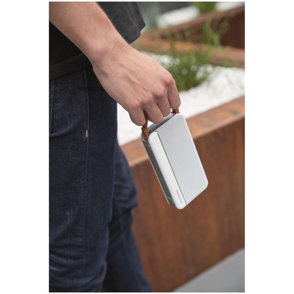 WS02 Stereo 12W Rettangolo Alluminio, Bianco altoparlante portatile - Foto 7