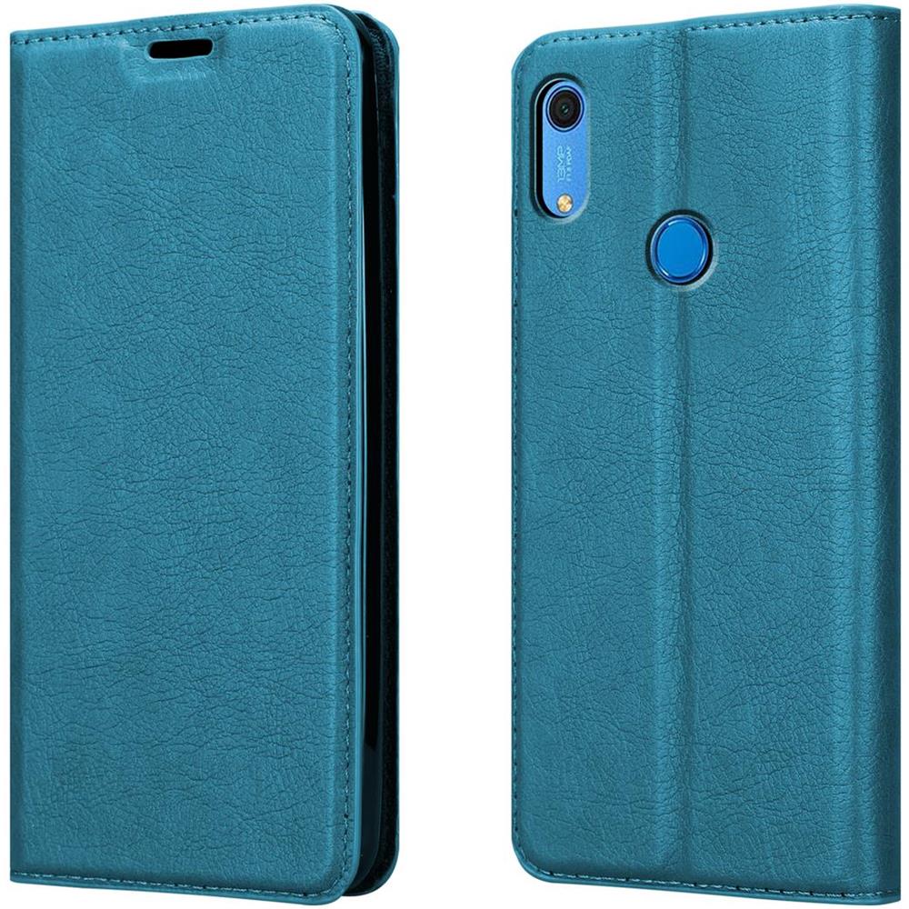 Custodia Compatibile Con Huawei Y6s In Turchese Petrolio - Coperchio Protettiva Con Chiusura Magnetica, Funzione Stand E Tasca Per Le Carte - Foto 8