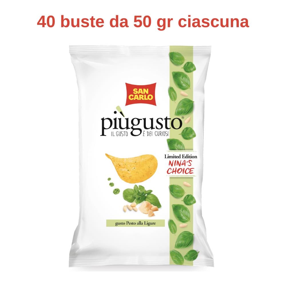 San Carlo Piu' Gusto Pesto Alla Ligure 40 Buste Da 50 Grammi - Foto 1