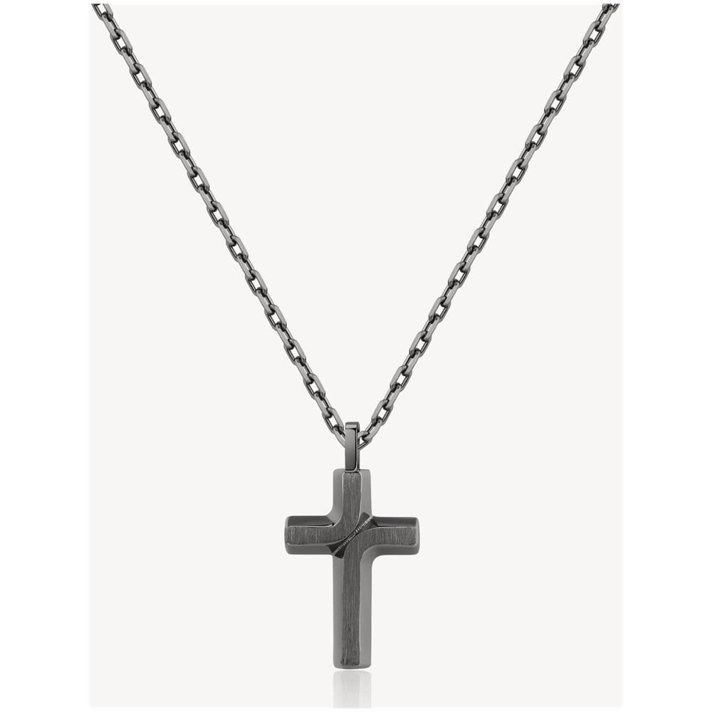 Collana Uomo Collezione Backliner Con Croce Bbc06 - Foto 1
