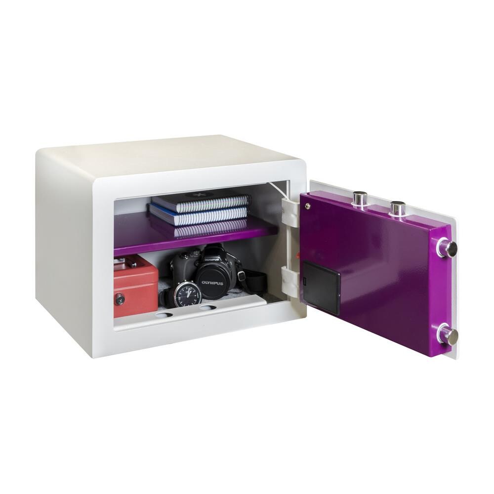 Forma Evolution 150040 Cassaforte Con Chiave E Codice, Facile Da Usare | Cassaforte Mobile, Apertura Con Tastiera E Chiave | Cassaforte Elettronica Per Casa, Doppia Sicurezza | 27x38,5x30cm | 25l - Foto 3