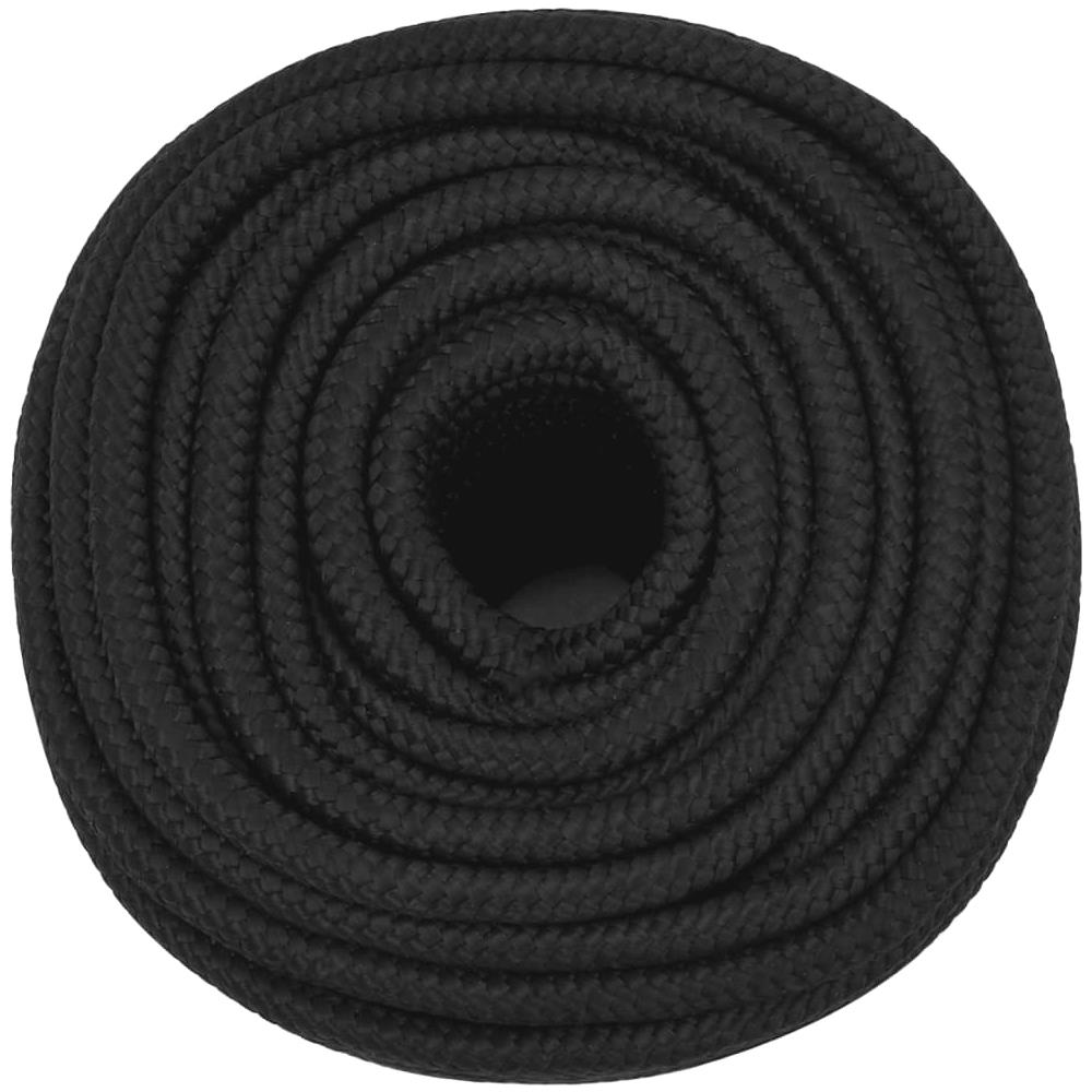 Corda Nautica Completamente Nera 12 Mm 50 M In Polipropilene - Foto 3