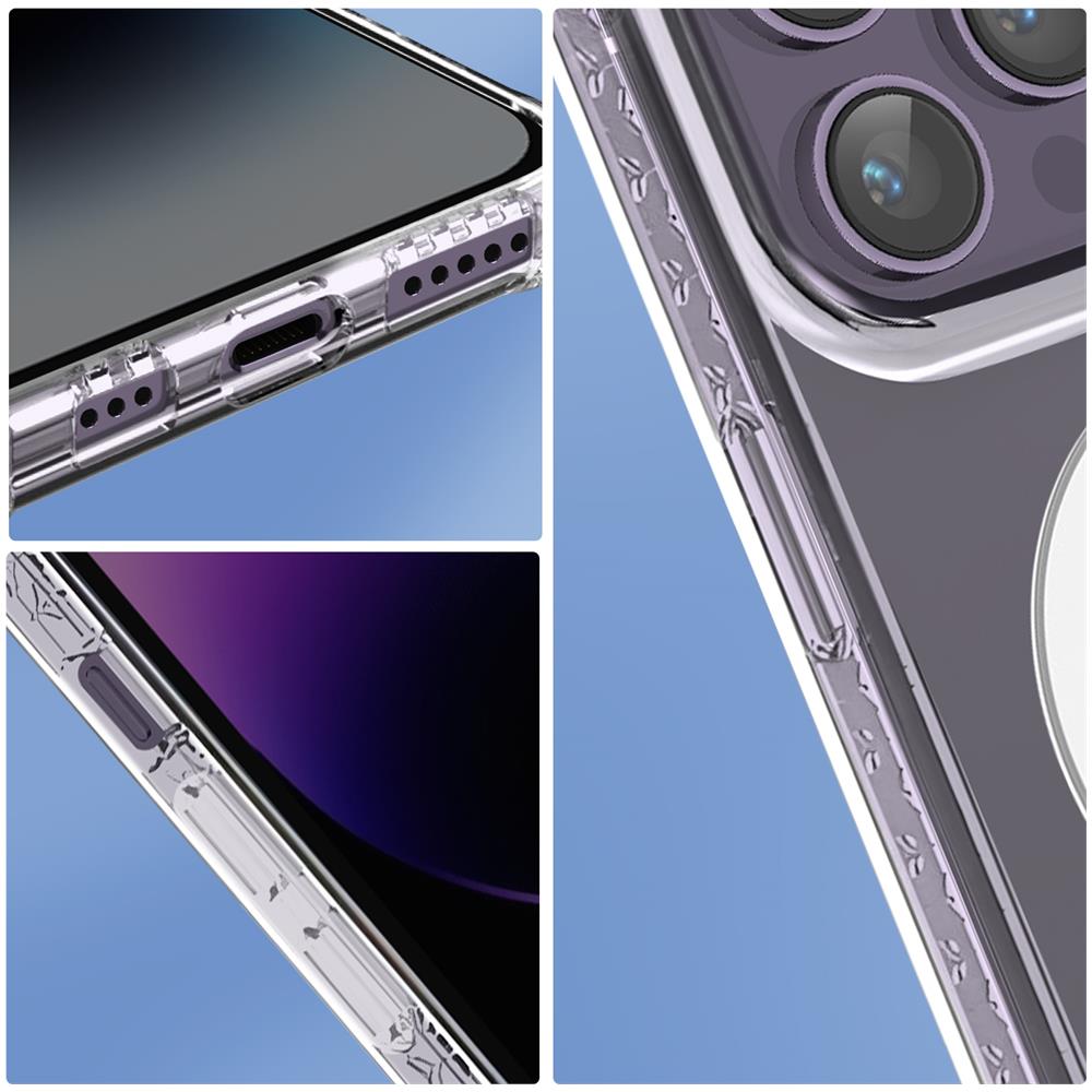 Cover Magsafe Per Iphone 14 Pro Max Garanzia A Vita Air Trasparente - Foto 2