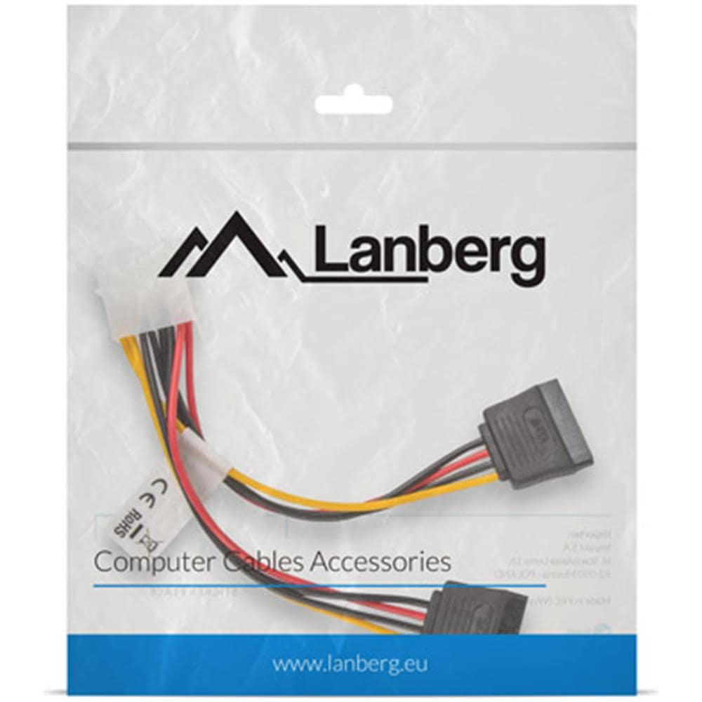 Cavo Di Alimentazione Molex Maschio A Due Sata Femmina 15 Cm - Foto 2