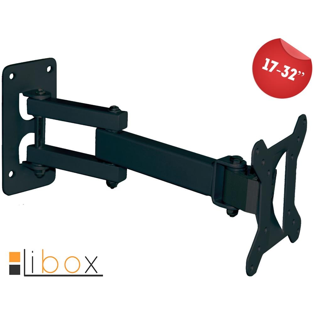 Supporto TV a Muro LB-200 da 17- 32" Peso Massimo Supportato 25 Kg Colore Nero - Foto 1