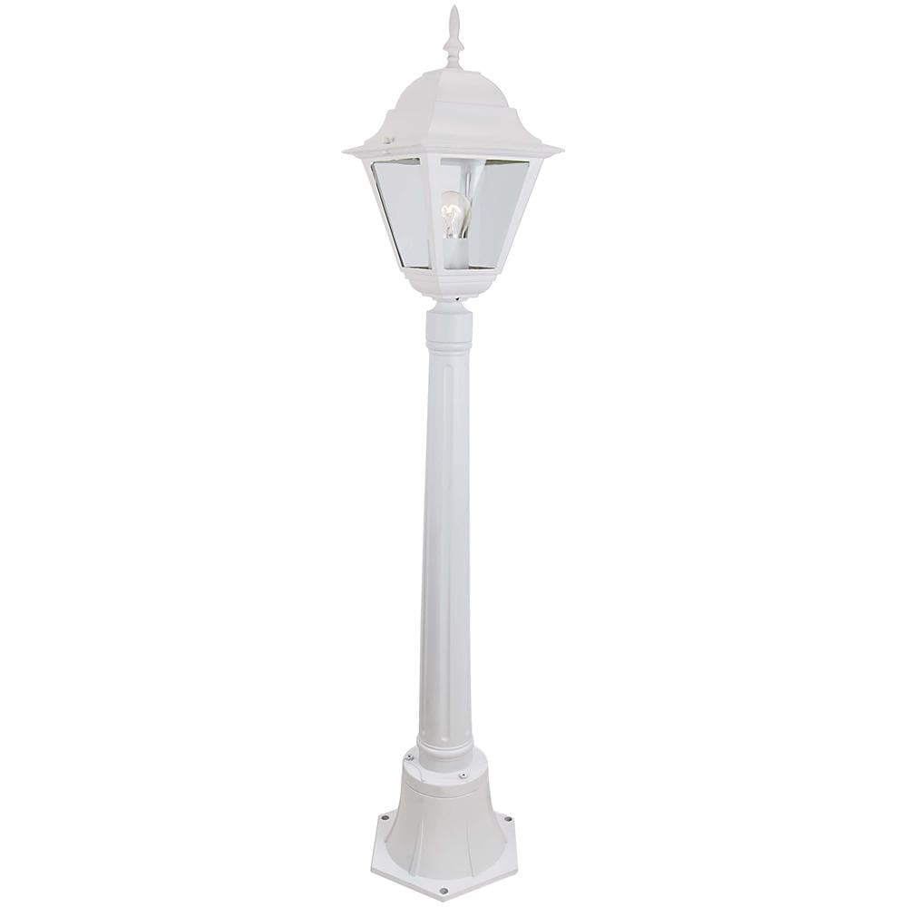 Lampione 'new York'h. cm 110 A 1 Luce Bianco - Foto 1