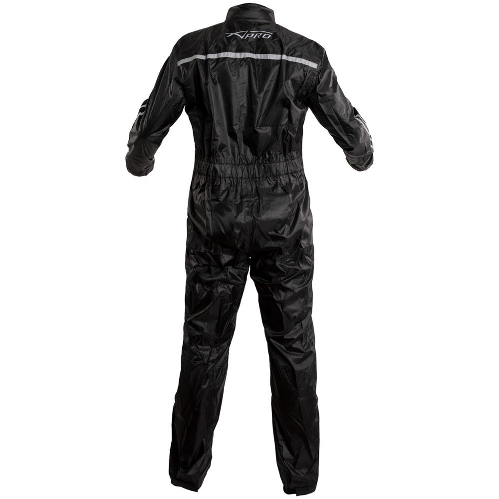 Tuta Moto Anti Pioggia Impermeabile Scooter Antiacqua Cerata Argento Xxl - Foto 5