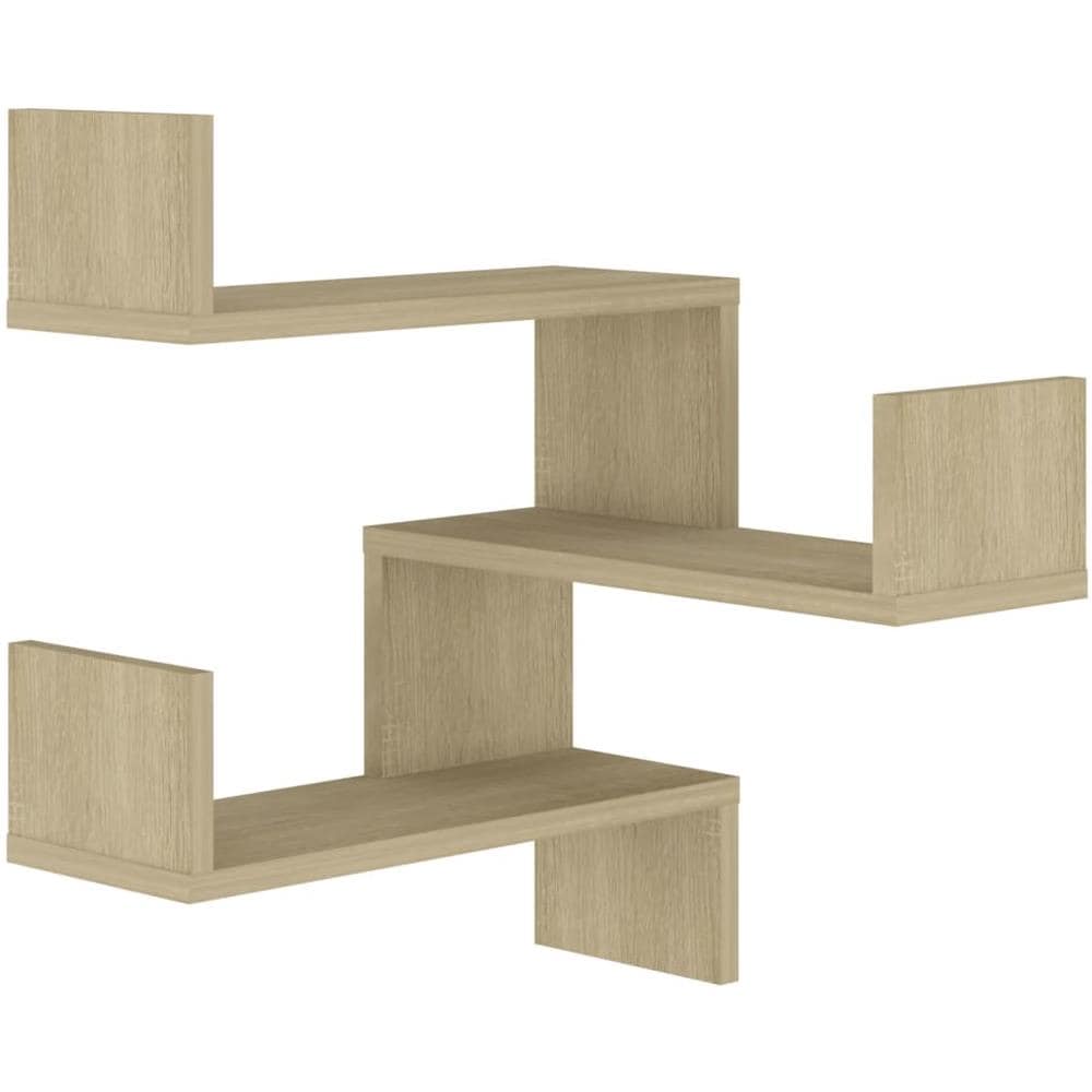 Scaffale Angolare a Muro Sonoma 40x40x50 cm Legno Multistrato - Foto 2