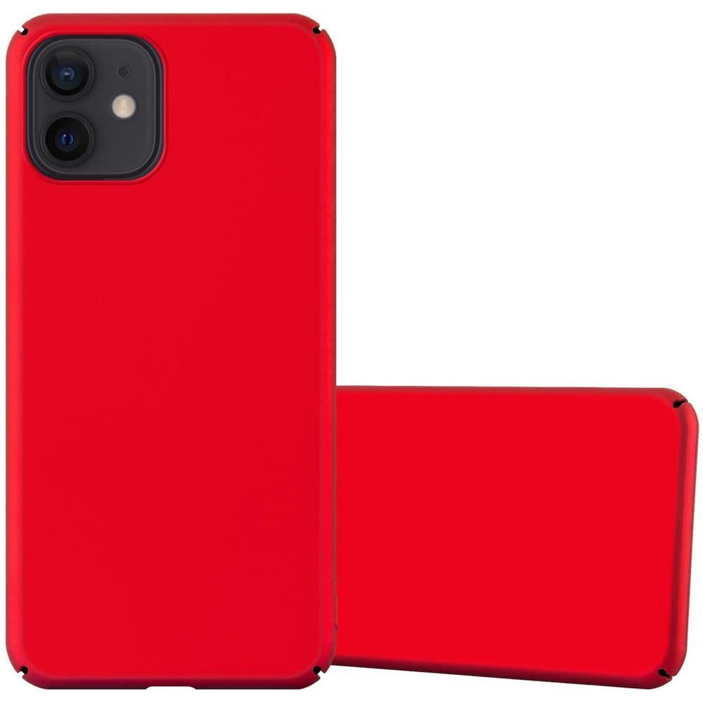 Custodia Compatibile Con Apple Iphone 12 / Iphone 12 Pro (6,1 Zoll) In Rosso Metallo - Hard Case Coperchio Protettivo In Look Metallico Contro I Graffi E Gli Urti - Foto 1