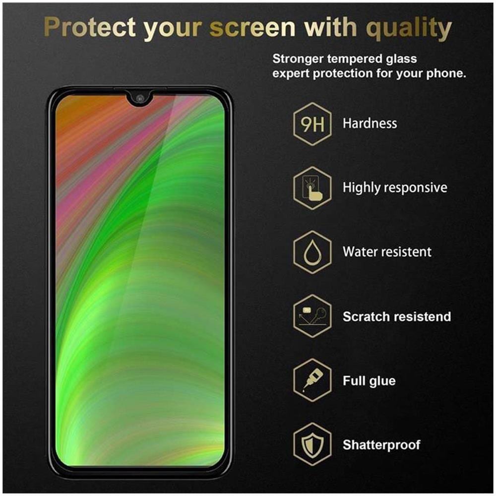 3x Pellicola Armatura A Schermo Intero Compatibile Con Motorola One Zoom In Trasparente Con Nero - 3x Vetro Temperato (tempered) Di Protezione Del Display In Durezza 9h Con 3d Touch - Foto 2