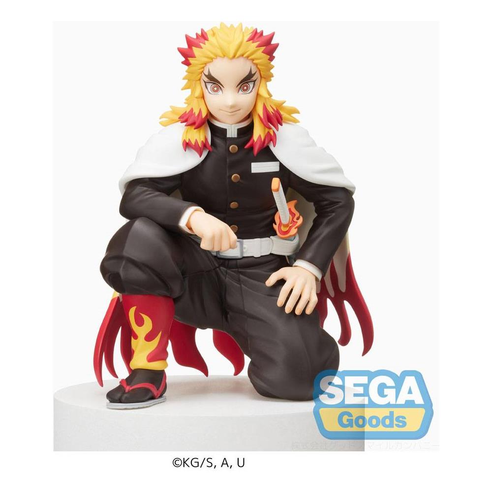 Demon Slayer: Kimetsu No Yaiba Pm Perching Pvc Statue Kyojuro Rengoku (hashira Meeting) 12 Cm - Foto 1