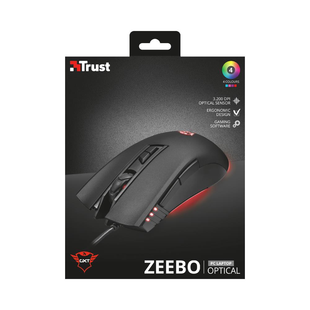 GXT 121 Zeebo mouse Mano destra USB tipo A Ottico 3200 DPI - Foto 9