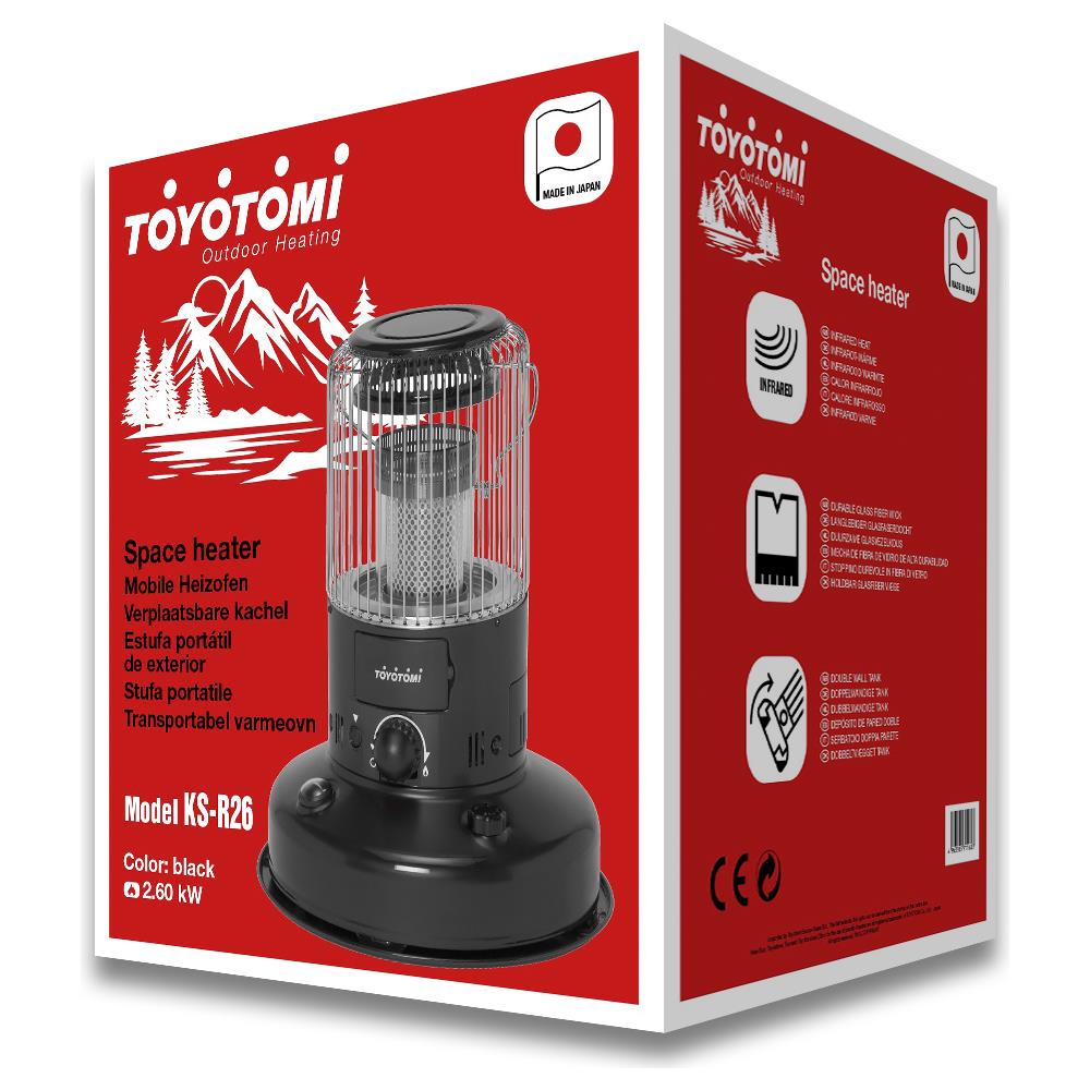 Stufa Elettrica KS-R26 con Potenza Termica 2600 W Colore Nero - Foto 4