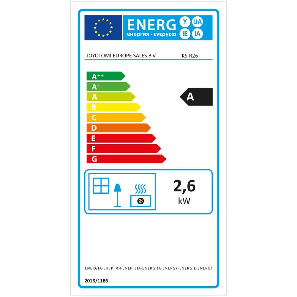 Stufa Elettrica KS-R26 con Potenza Termica 2600 W Colore Nero - Foto 2