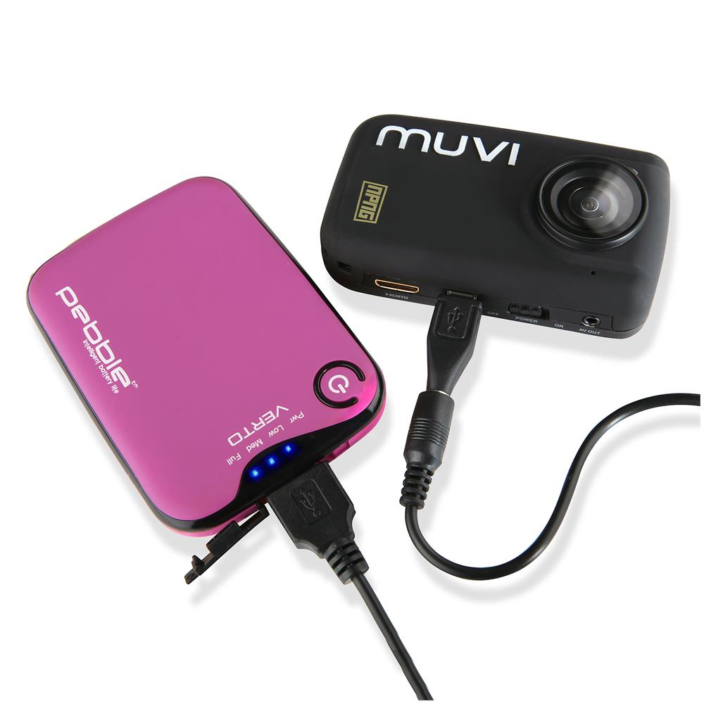 PowerBank Pebble Verto Caricabatterie portatile esterna da 3700 mAh - Rosa - Foto 2