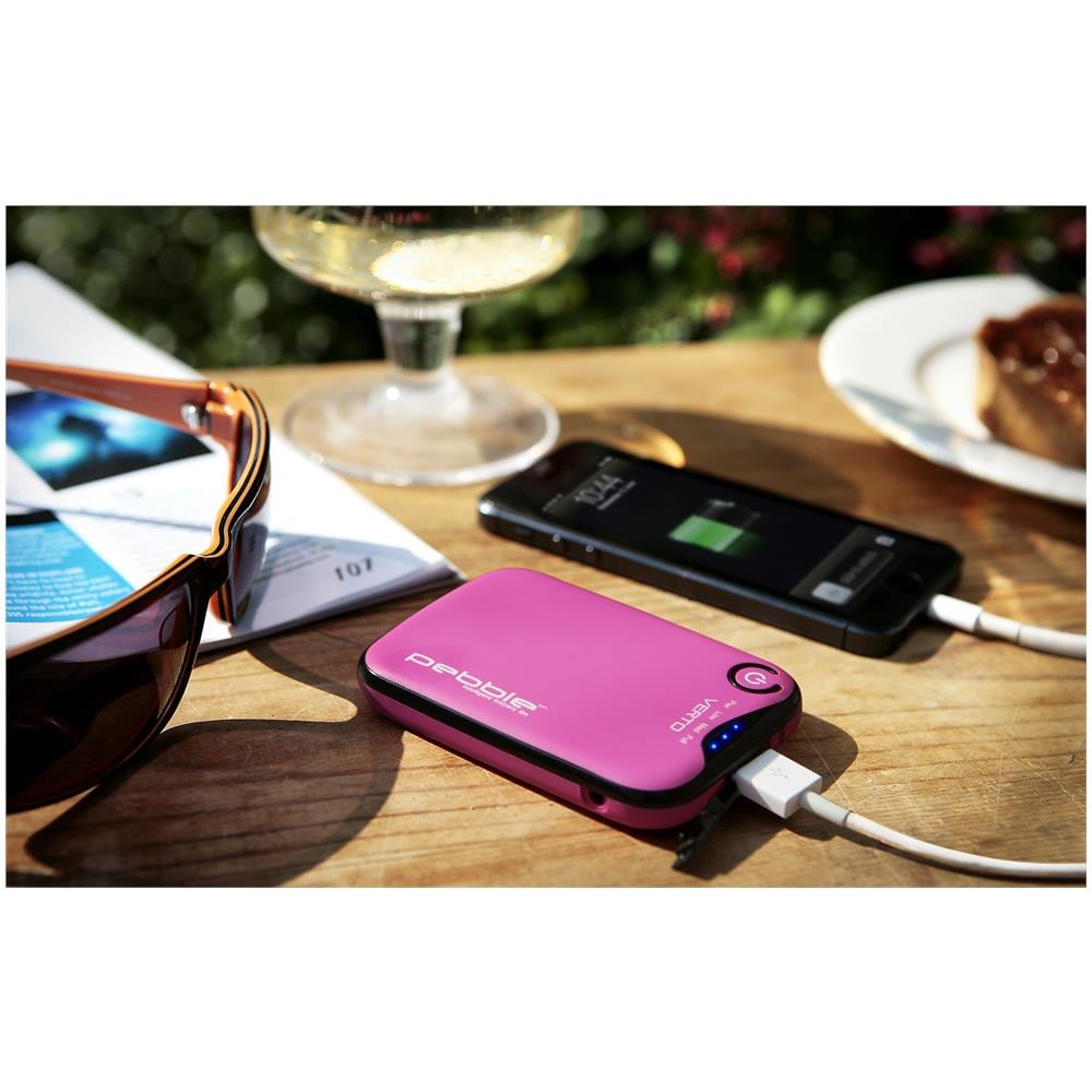 PowerBank Pebble Verto Caricabatterie portatile esterna da 3700 mAh - Rosa - Foto 8