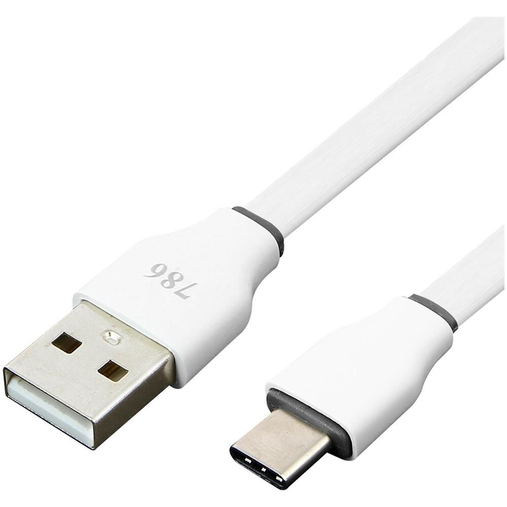 Cavi Usb Versoo Usb Type C 3m Carica E Sincronizzazione - Bianco - Foto 1