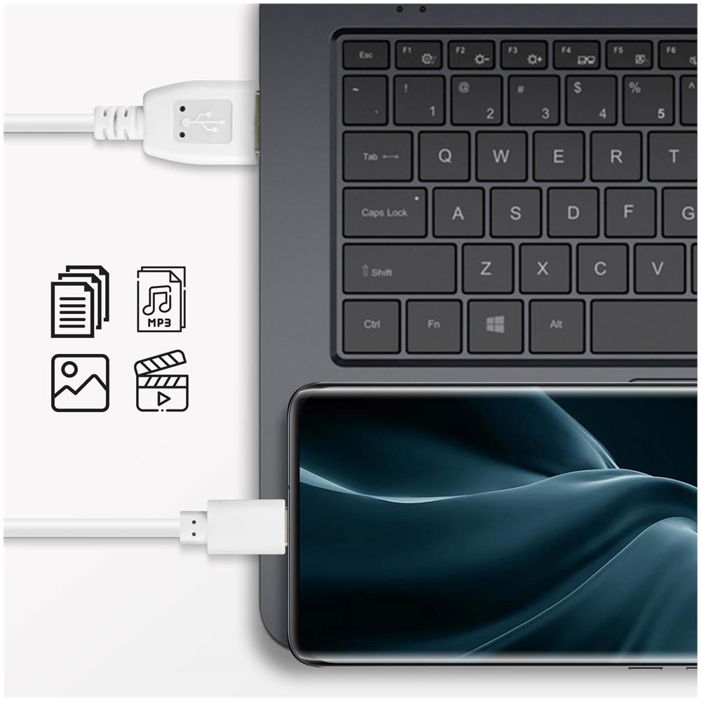Cavi Usb Versoo Usb Type C 3m Carica E Sincronizzazione - Bianco - Foto 13
