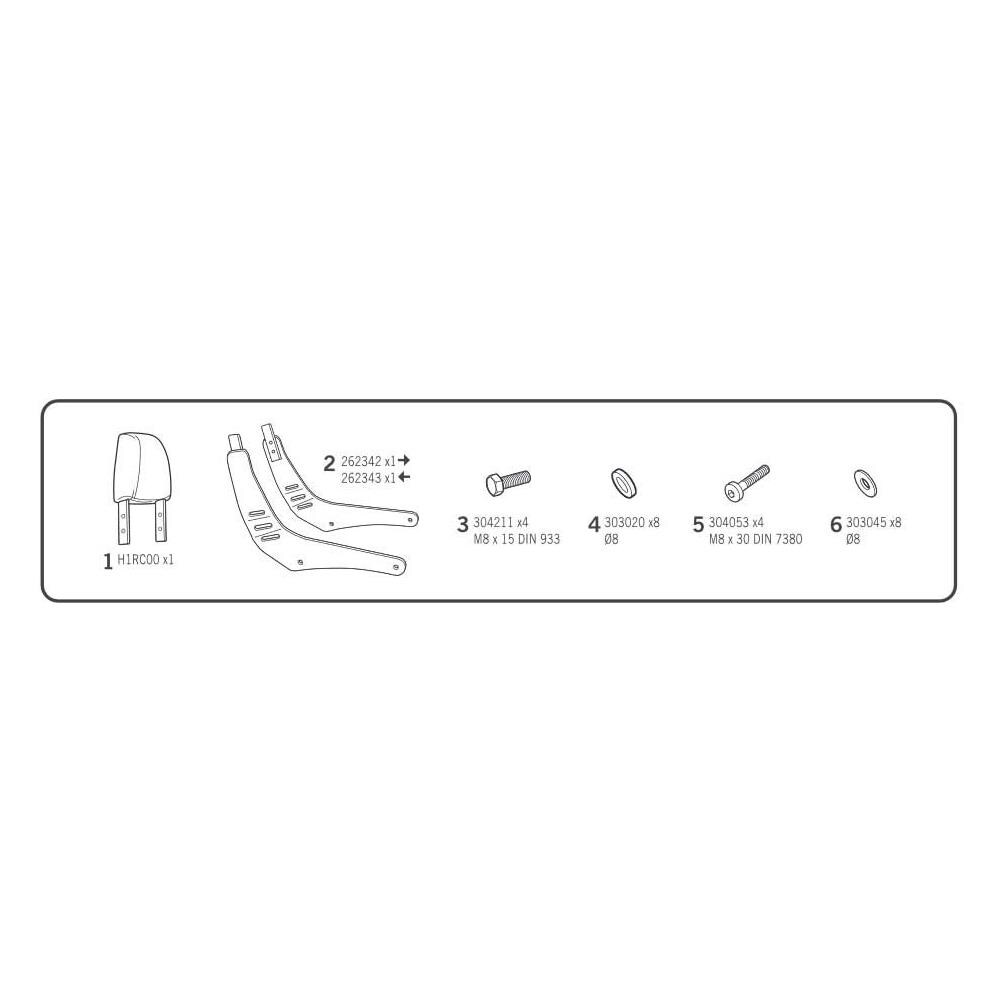 Attacchi Kit System Honda Cmx 500 Rebel Attrezzatura 2017-2018 - Foto 2
