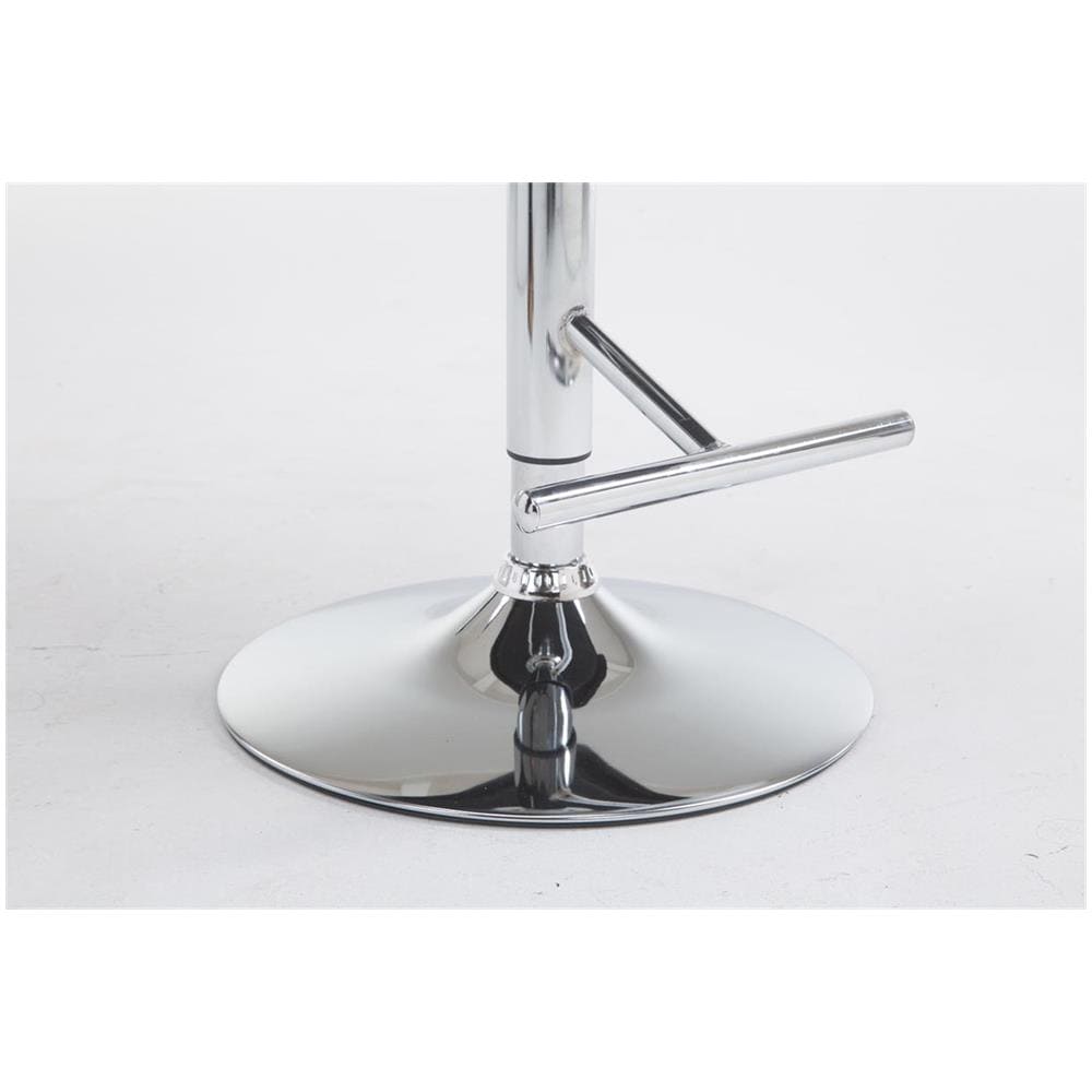 Sgabello Bar Design Los Angeles In Stoffa I Sedia Sgabello Trapuntata Imbottita I Sgabello Girevole Con Braccioli Alt. Regolabile 64-84 CM Tortora - Foto 4
