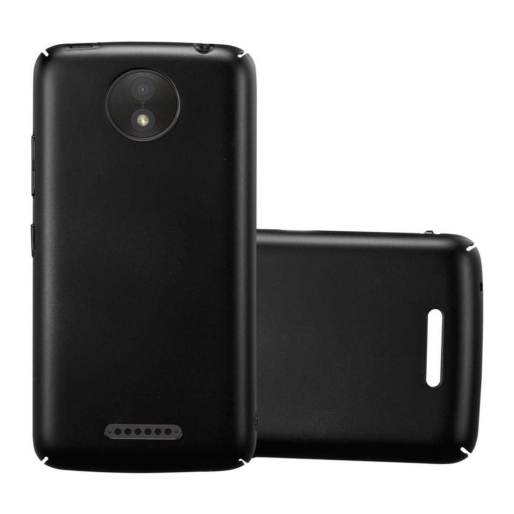 Custodia Compatibile Con Motorola Moto C Plus In Nero Metallo - Hard Case Coperchio Protettivo In Look Metallico Contro I Graffi E Gli Urti - Foto 1