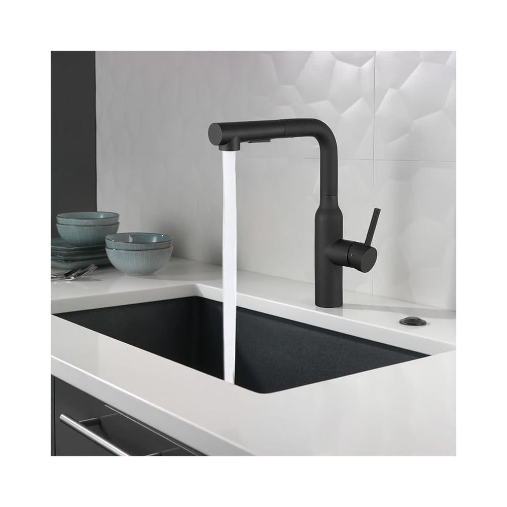 Miscelatore da Cucina MGKC0240 con Canna Girevole a 360° Colore Nero Matt - Foto 5