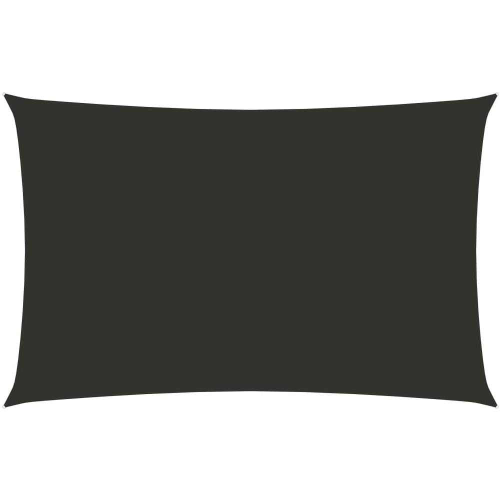 Parasole a Vela Oxford Rettangolare 5x8 m Antracite - Foto 1