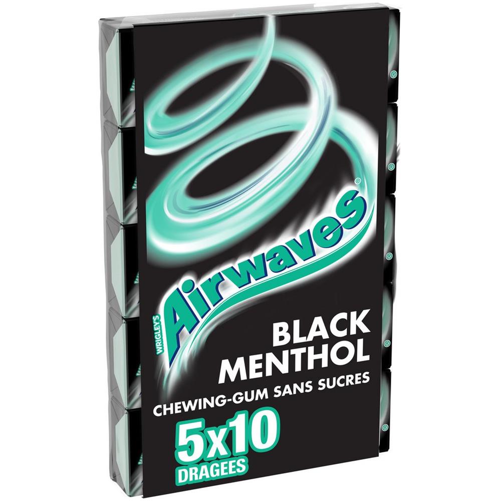 Chewing-gum S / Sucres Black Menthol - Foto 1