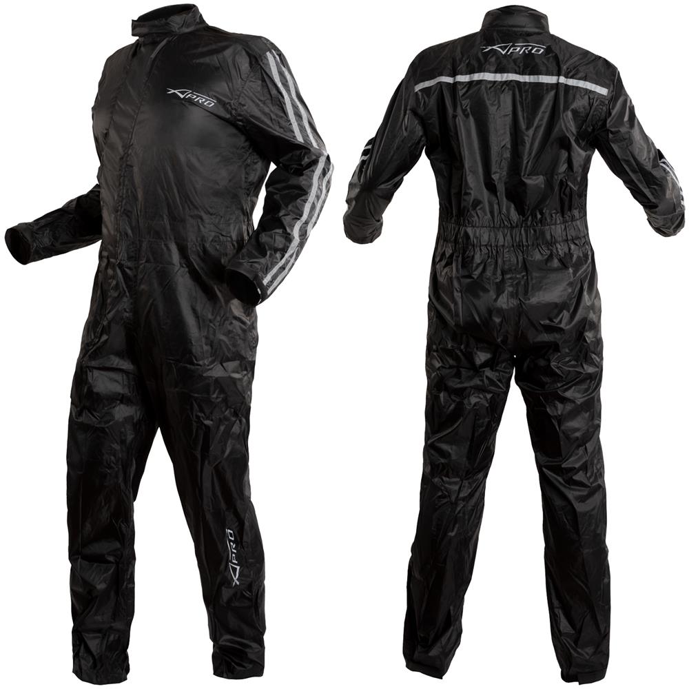 Tuta Impermeabile Scooter Moto Anti Pioggia Antiacqua Cerata Argento 3xl - Foto 2