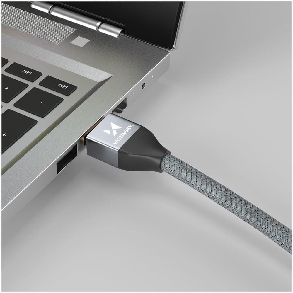 Cavo Hdmi 2.1 8k 60 Hz 48 Gbps / 4k 120 Hz / 2k 144 Hz 1 M Argento (whdmi-10) - Foto 2