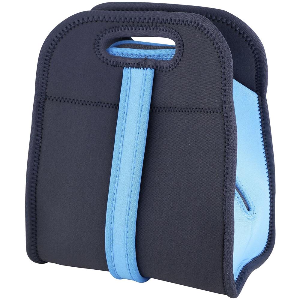 Borsa Per La Conservazione Degli Alimenti 22.5x14x27cm Camminando In Neoprene Blu / grigio - Foto 1