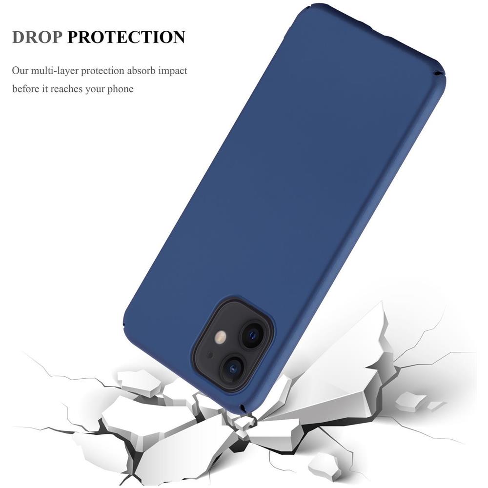 Custodia Compatibile Con Apple Iphone 12 / Iphone 12 Pro (6,1 Zoll) In Azzurro Metallo - Hard Case Coperchio Protettivo In Look Metallico Contro I Graffi E Gli Urti - Foto 7