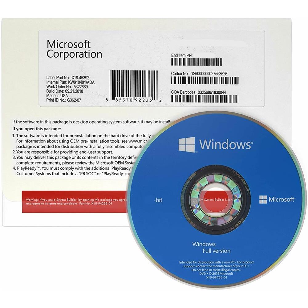 Windows 1o Professional Dvd Box Italiano + Sticker - Foto 1