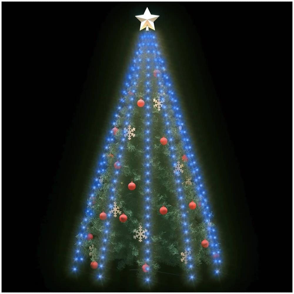 Rete di Luce per Albero di Natale 250 LED Blu 250 cm - Foto 3