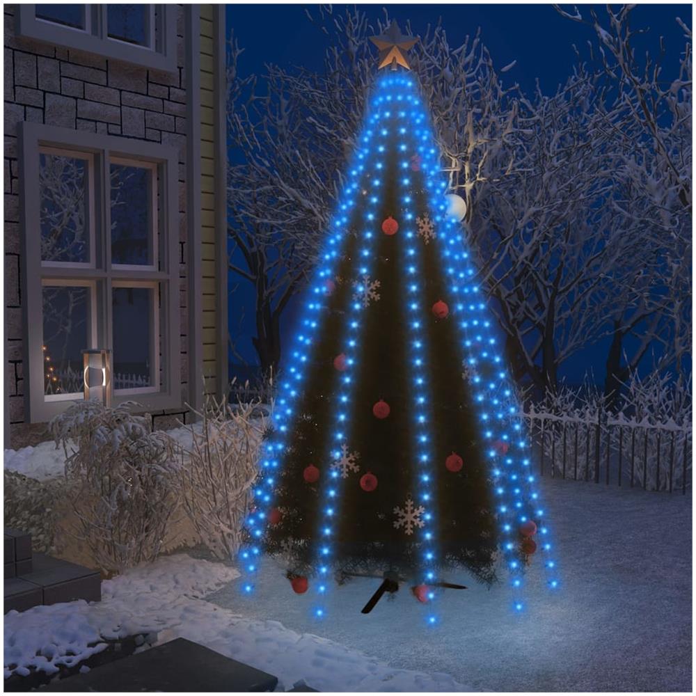 Rete di Luce per Albero di Natale 250 LED Blu 250 cm - Foto 1