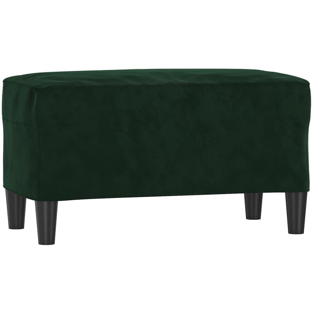 Panca Verde Scuro 70x35x41 Cm In Velluto - Foto 2