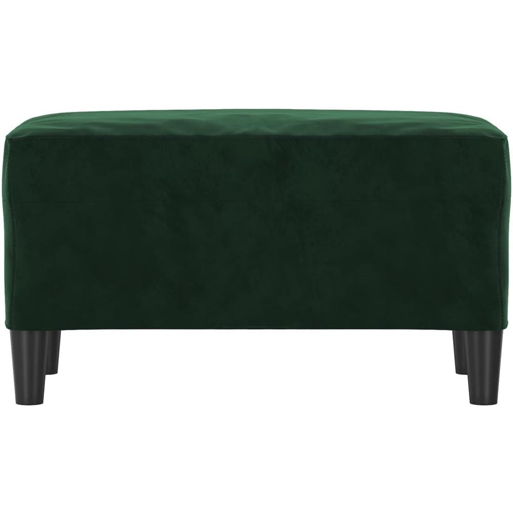 Panca Verde Scuro 70x35x41 Cm In Velluto - Foto 3