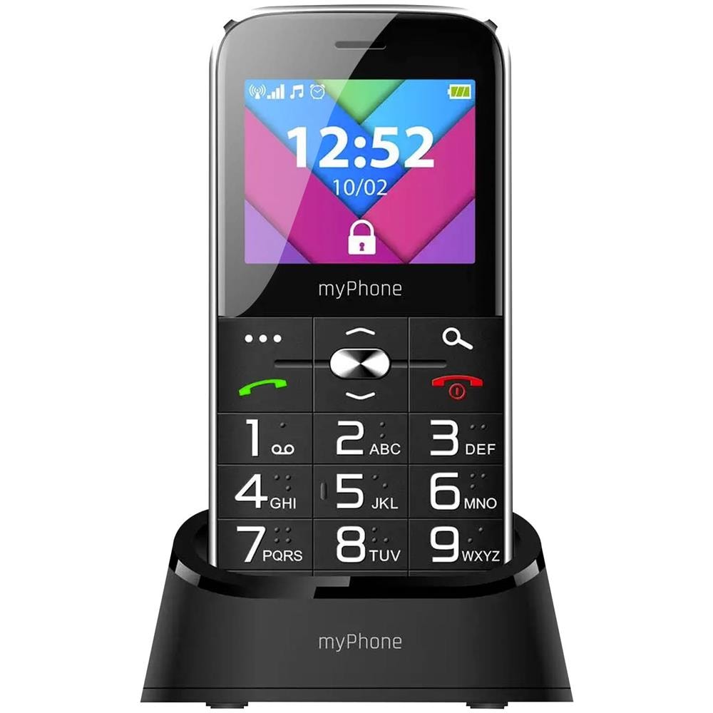 Telefono Halo C Con Autonomia Elevata E Tasto Sos Nero - Foto 1