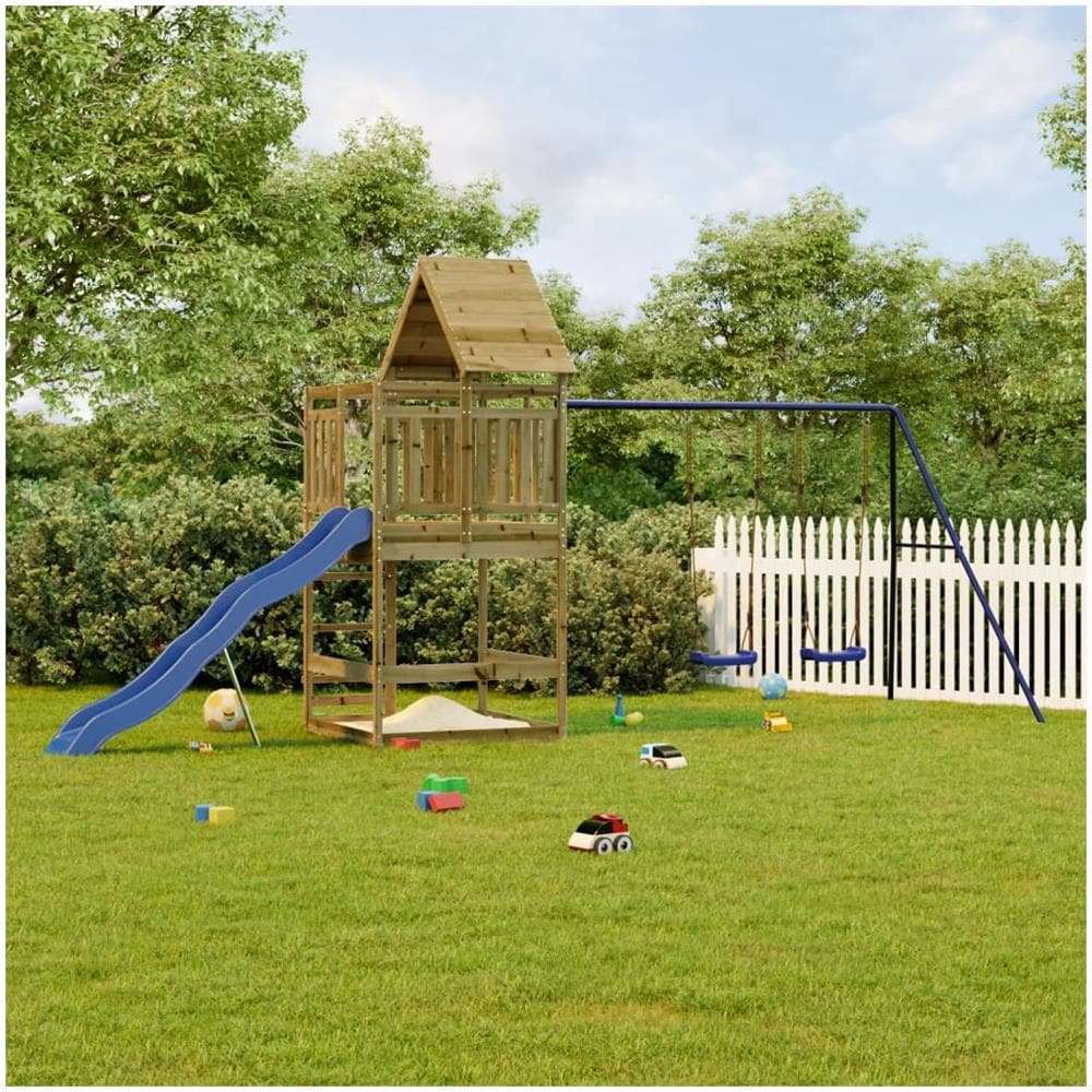 Set da Gioco da Esterno in Legno di Pino Impregnato - Foto 1