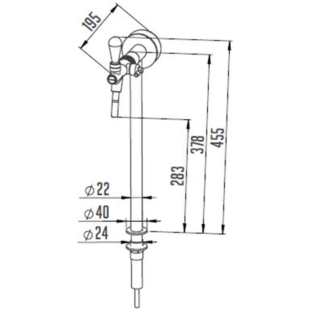 Colonna Birra Modello Tubo, 1 Linea - Foto 2