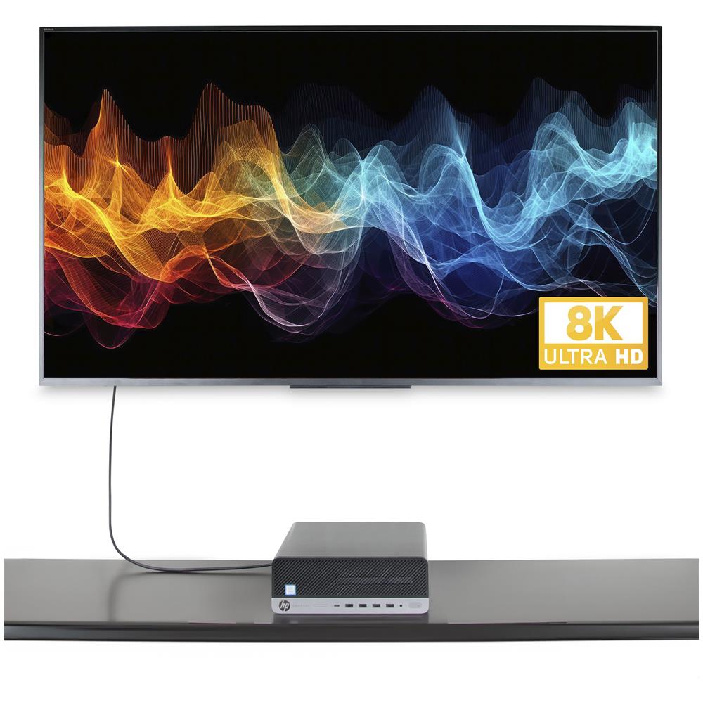 Cavo Adattatore DisplayPort HDMI da 2 m, 8K 60Hz, 4K 144Hz, HDR10, Convertitore Video attivo da DisplayPort 1.4 a HDMI 2.1 - Foto 8