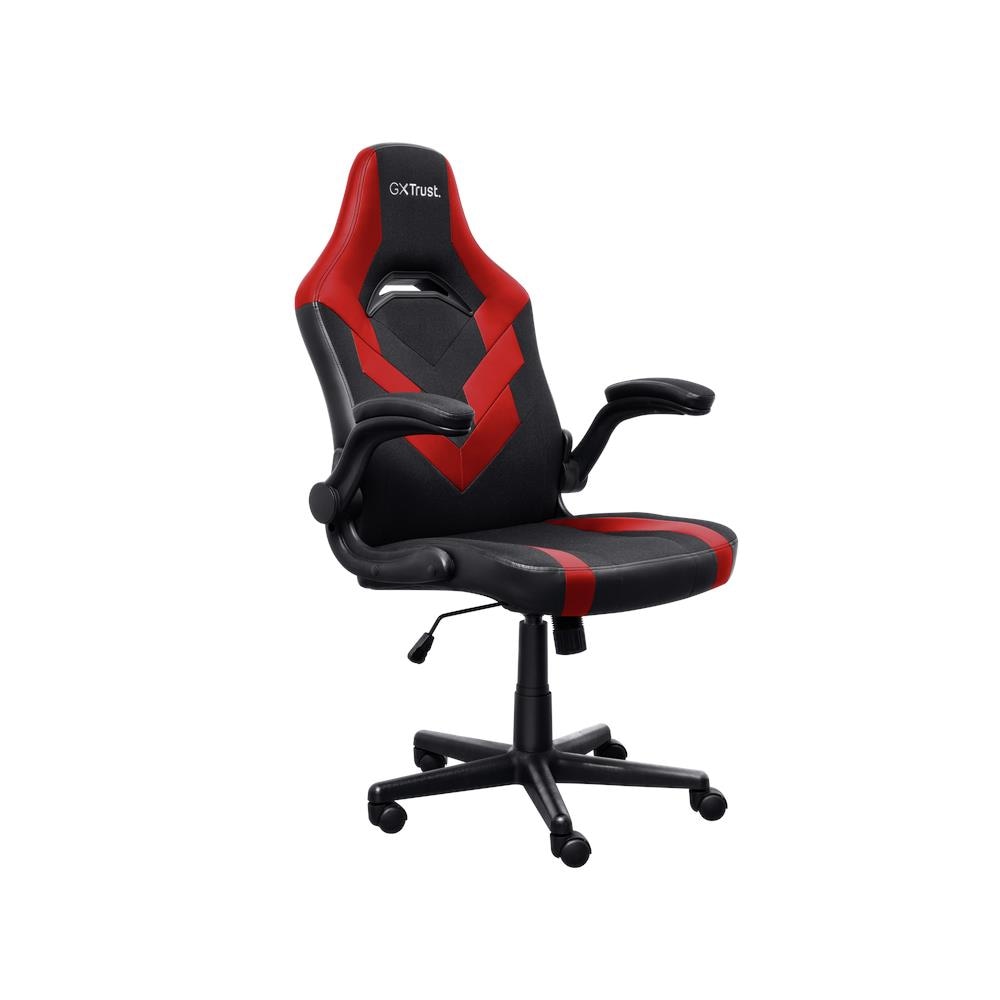 Sedia Gaming GXT 703 Riye in Tessuto / Pelle / Poliuretano Peso Max 140 Kg Colore Nero / Rosso - Foto 1