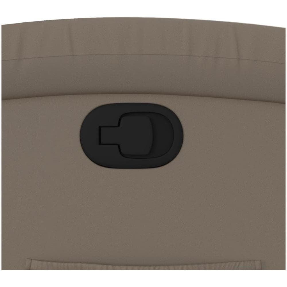 Poltrona Reclinabile Cappuccino In Similpelle - Foto 8