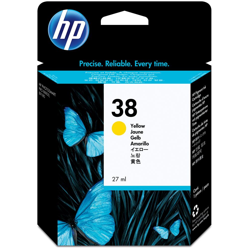 C9417a Cartuccia Ink Originale 38 Gialla Photosmart Pro B8850 Capacità 800 Pagine - Foto 1