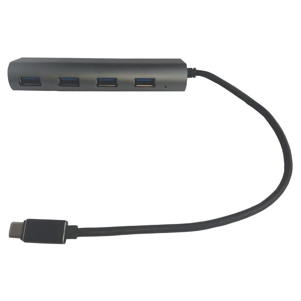 IUSB31C-HUB4TLY - Hub USB 3.1 tipo C Gen1 SuperSpeed 4 Porte, Alluminio - Foto 2