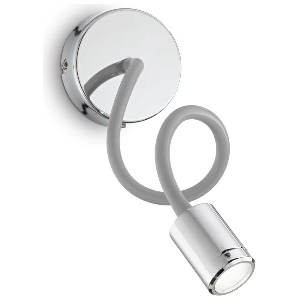 Lampada Da Parete Focus Ap1 Cromo Max 1 X 3w Led - 240v - Foto 6