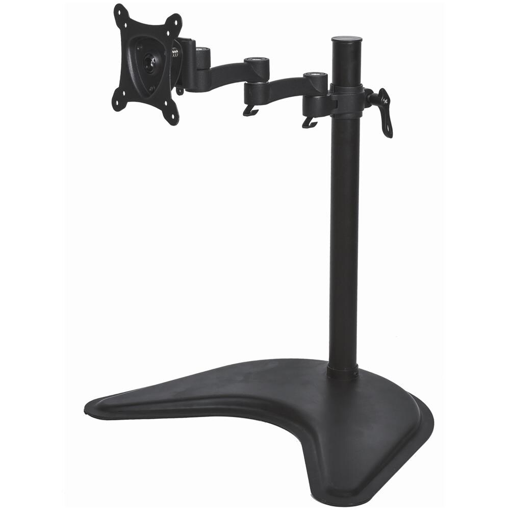 Braccio da Tavolo con Base per Video Fino a 15 kg da 13" a 27" Fino a Vesa 100x100 con tre Snodi - Foto 1