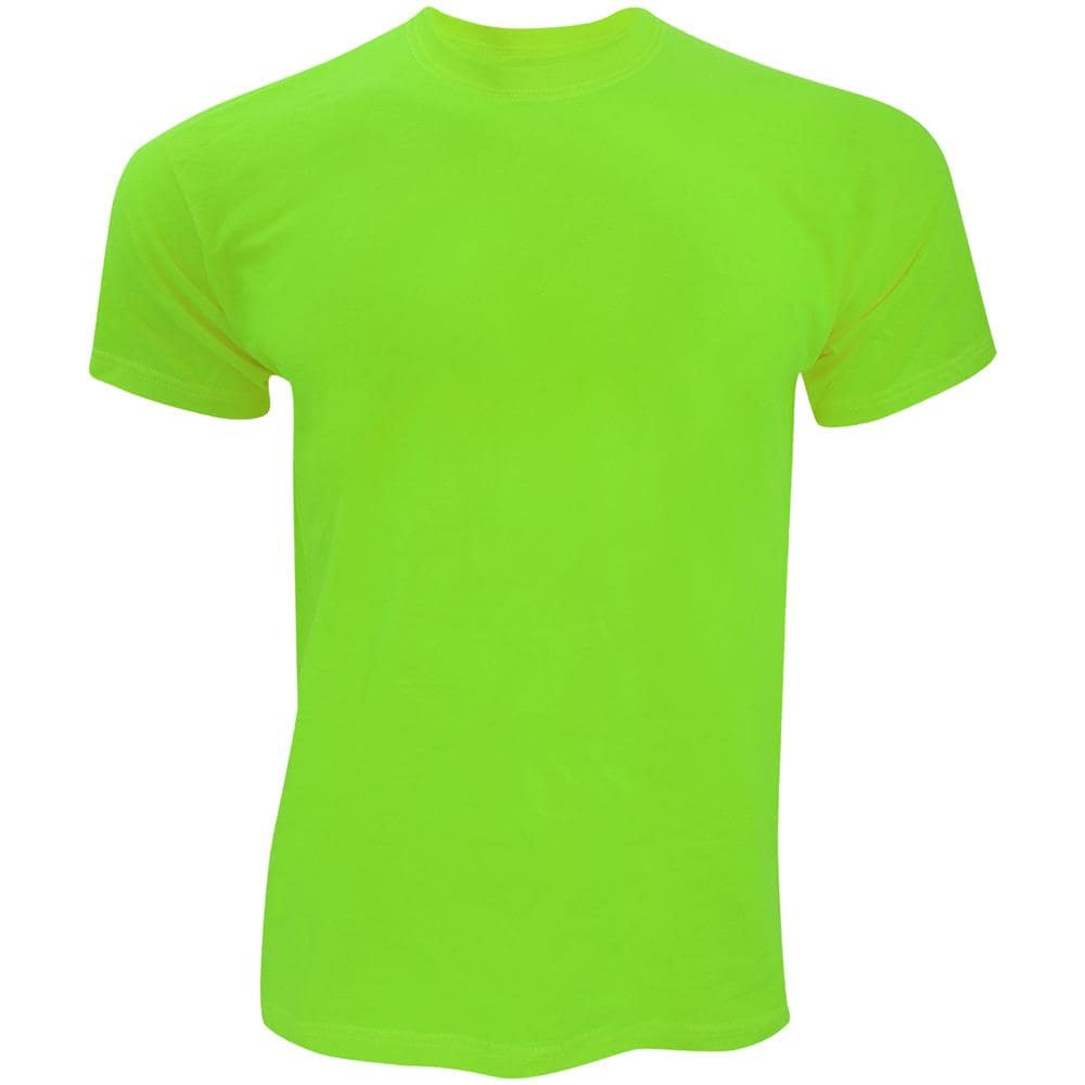 Screen Stars Maglia Tinta Unita 100% Cotone Uomo (m) (verde Lime)  - Foto 1