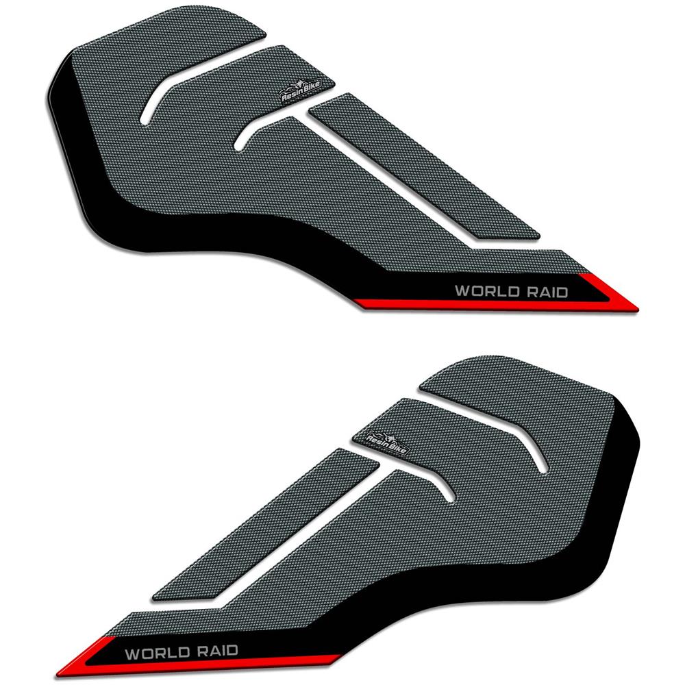 Adesivi 3d Protezioni Laterali 02 Compatibili Con Yamaha Tenere 700 2019 Rosso - Foto 1